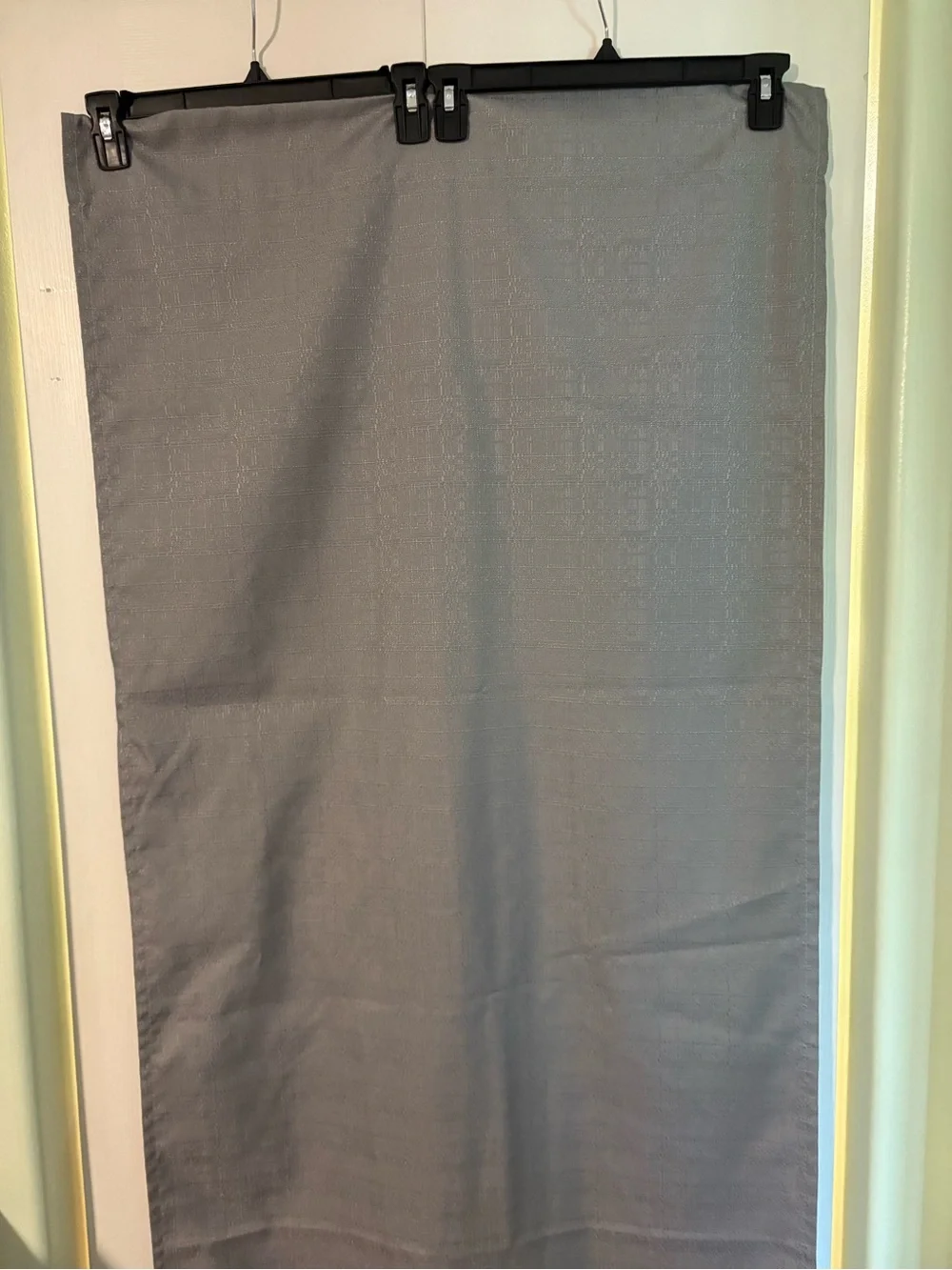 Modern Solid Gray Curtain Darkening Panel quantify 8 Panels 26x80